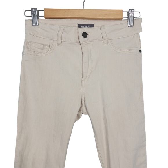 DL1961 Florence Cropped Sheridan Tuxedo Jeans Mid Rise Instasculpt - Picture 8 of 15